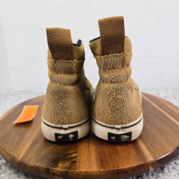 Vans Sk8-Hi MTE Tan Brown Suede Leather Performance Athletic Sneakers Womens 8 - Picture 2 of 13